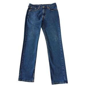 Levi's 514 Straight Fit Jeans Mens 30x32 Blue Excellent Stretch Denim
